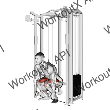 Cable Deadlift animated GIF