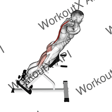 Hyperextension animated GIF
