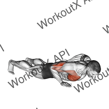 Single Arm Push-up animated GIF