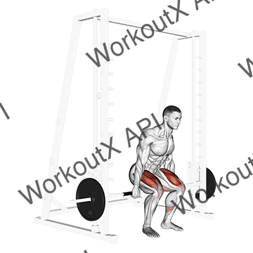 Smith Hack Squat animated GIF
