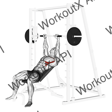 Smith Incline Shoulder Raises