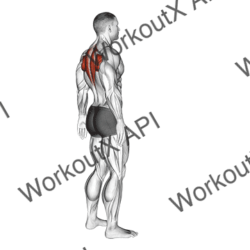 Upper Back Stretch animated GIF