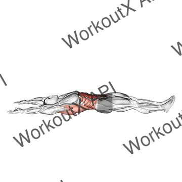 Arms Overhead Full Sit-up (male) animated GIF