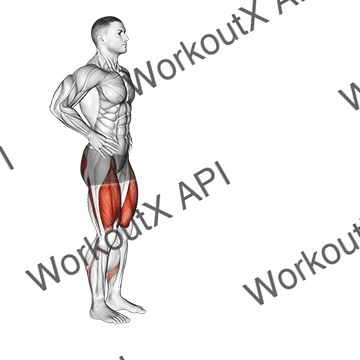 Forward Lunge (male) animated GIF